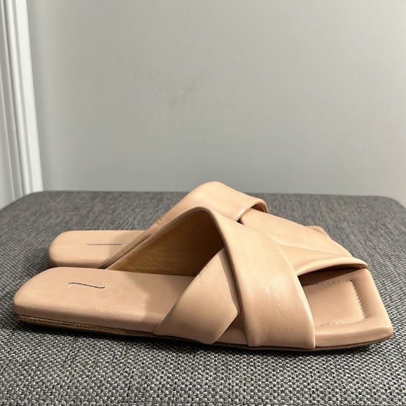 $790 Marsèll Women's Pink Tavola Leather Slides Sandal Shoe Size US 7.5/EU 38 - Picture 4 of 6